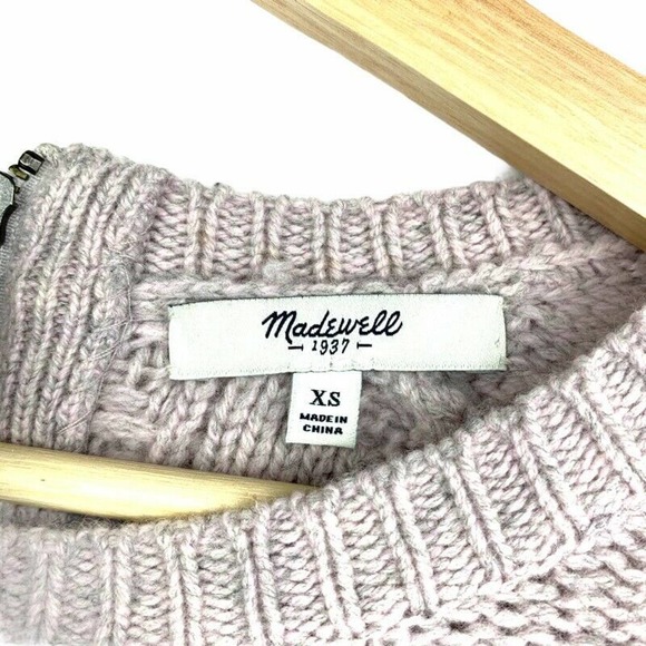 Madewell Womens Palisade Back Zip Sweater XS - Picture 9 of 10